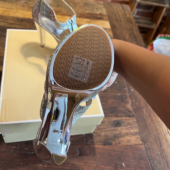 Michael Kors Berkeley T-Strap Heels - Picture 6 of 10